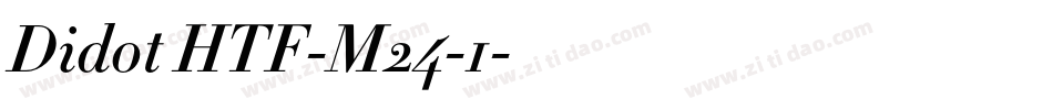 Didot HTF-M24-1字体转换